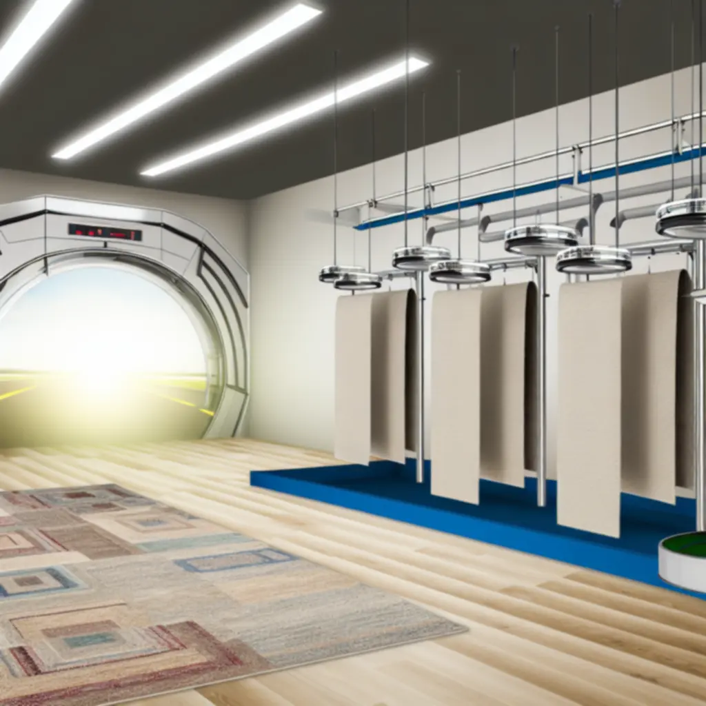 Modern gyors száradási technológia szőnyegen