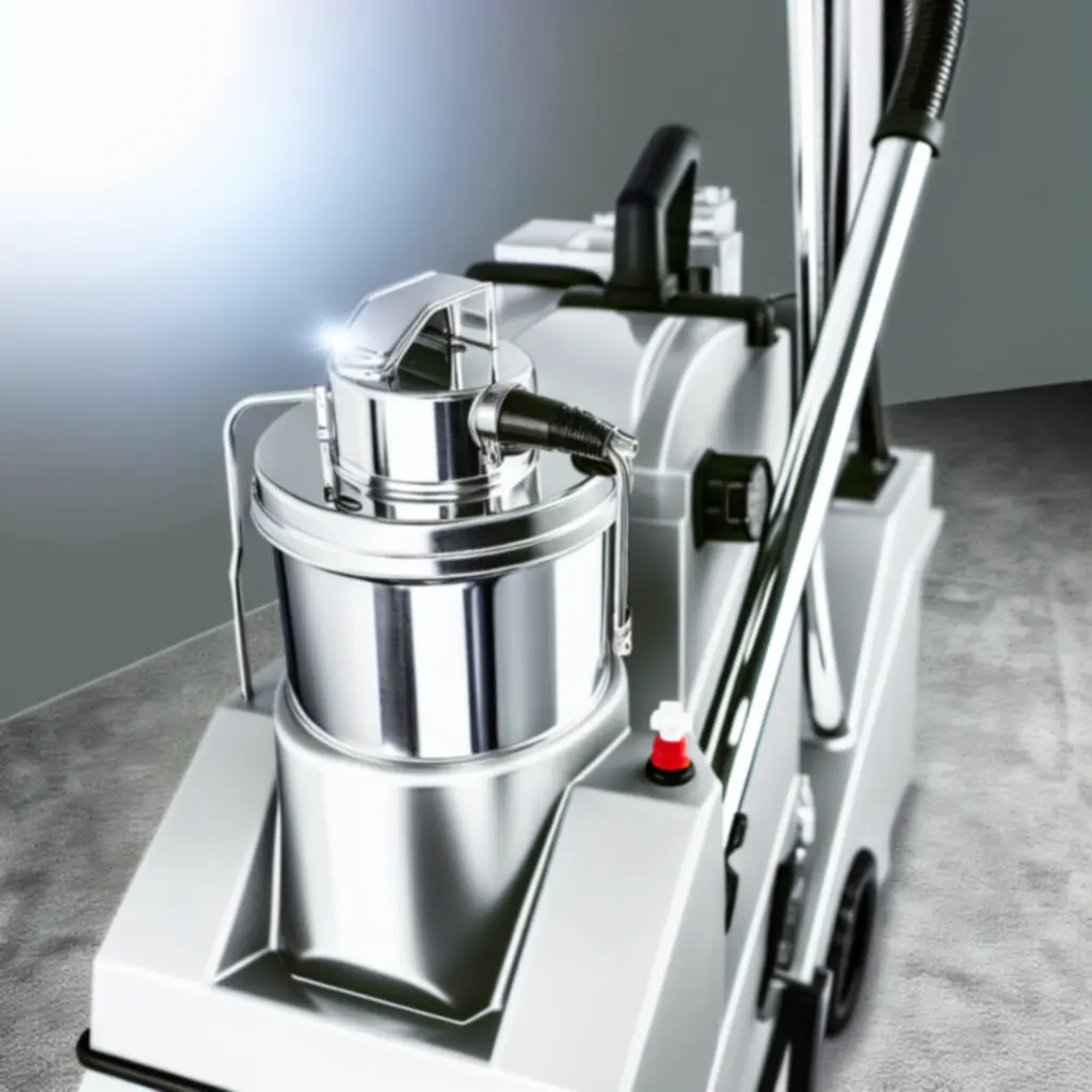 Közeli kép professzionális permetező és szívógép fúvókájáról